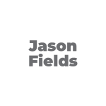 "Transparent image of the name 'Jason Fields' in a modern, bold serif font, placed on a checkered background that denotes the image's transparent properties.